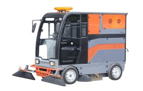 HRD-2100B  Industrial Floor Sweepers Automatic Lifting Standard Trash Bins